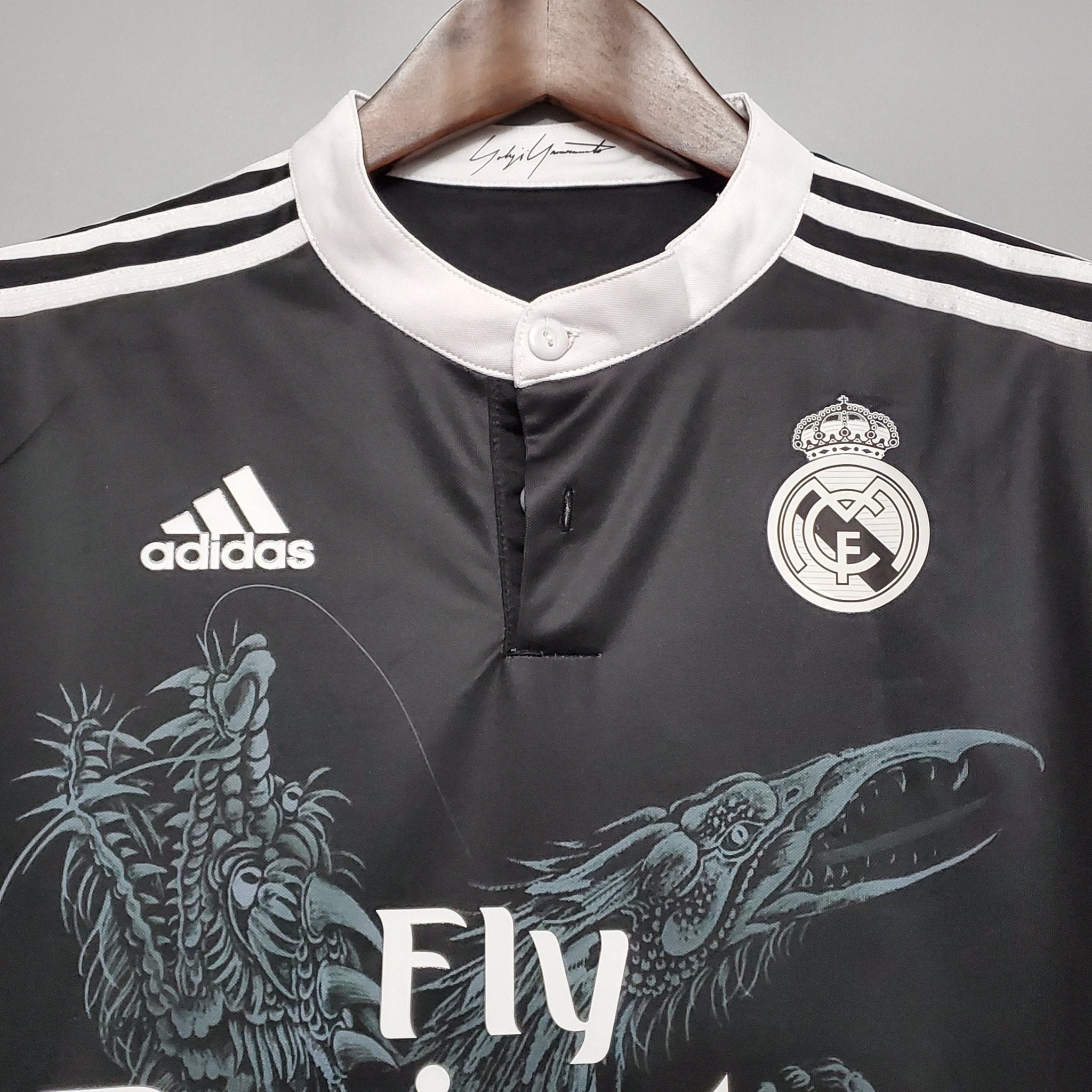 Camisa Manga Longa Real Madrid Third 14/15 Adidas - Preto - Manto Club