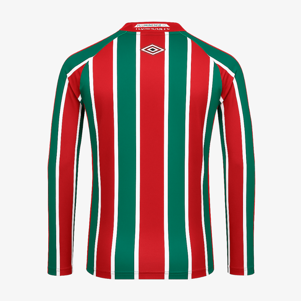 Camisa Manga Longa Umbro Fluminense 2025/26 I - Manto Club