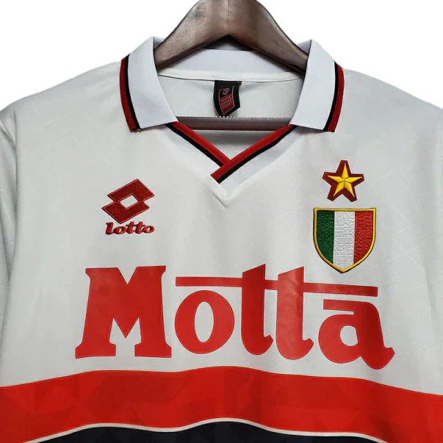 Camisa Milan Retrô 1993/1994 Branca - Lotto - Manto Club