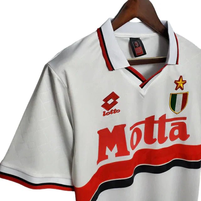 Camisa Milan Retrô 1993/1994 Branca - Lotto - Manto Club