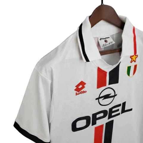 Camisa Milan Retrô 1995/1997 Branca - Lotto - Manto Club