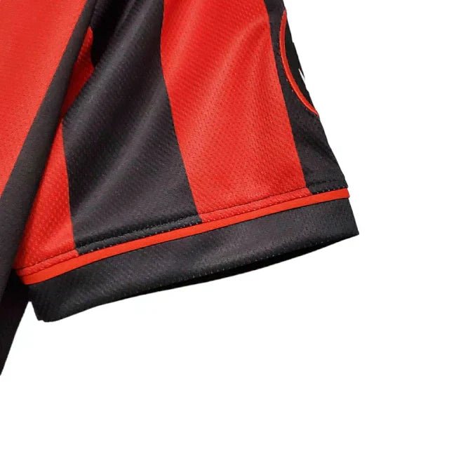Camisa Milan Retrô 1996/1997 Vermelha e Preta - Lotto - Manto Club