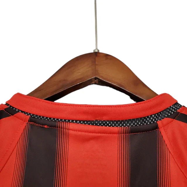 Camisa Milan Retrô 2004/2005 Vermelha e Preta - Adidas - Manto Club