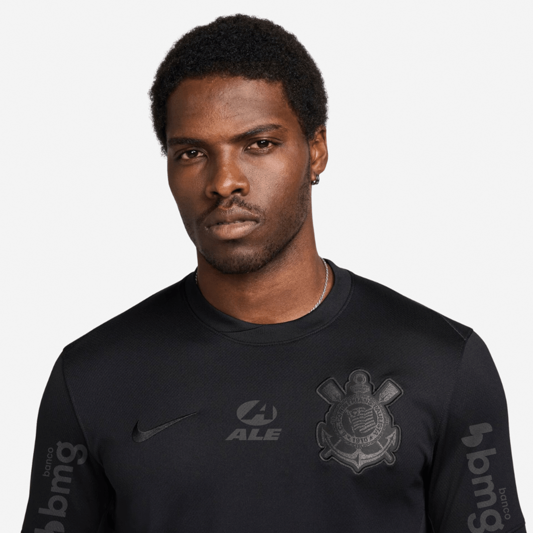 Camisa Nike Corinthians 2024/25 II Torcedor Com Patrocínios - Manto Club