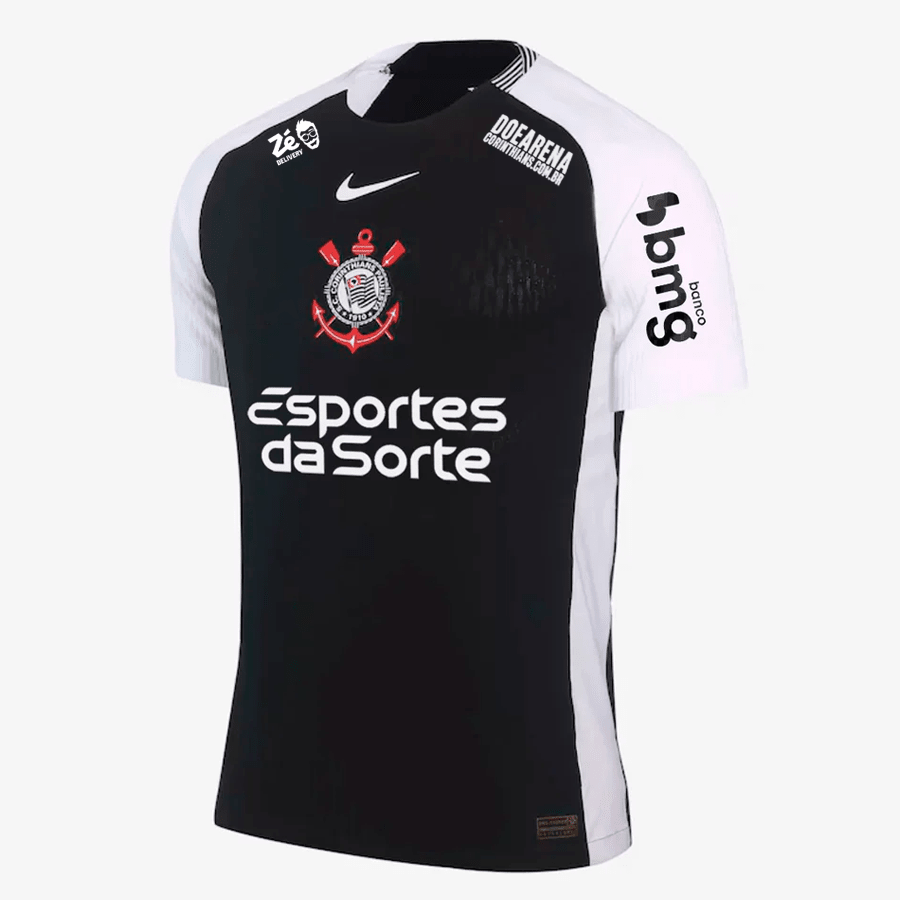 Camisa Nike Corinthians 2025/26 II Jogador Com Patrocínios - Manto Club