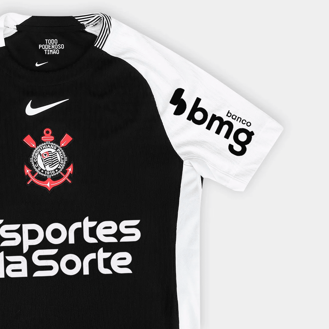 Camisa Nike Corinthians 2025/26 II Jogador Com Patrocínios - Manto Club