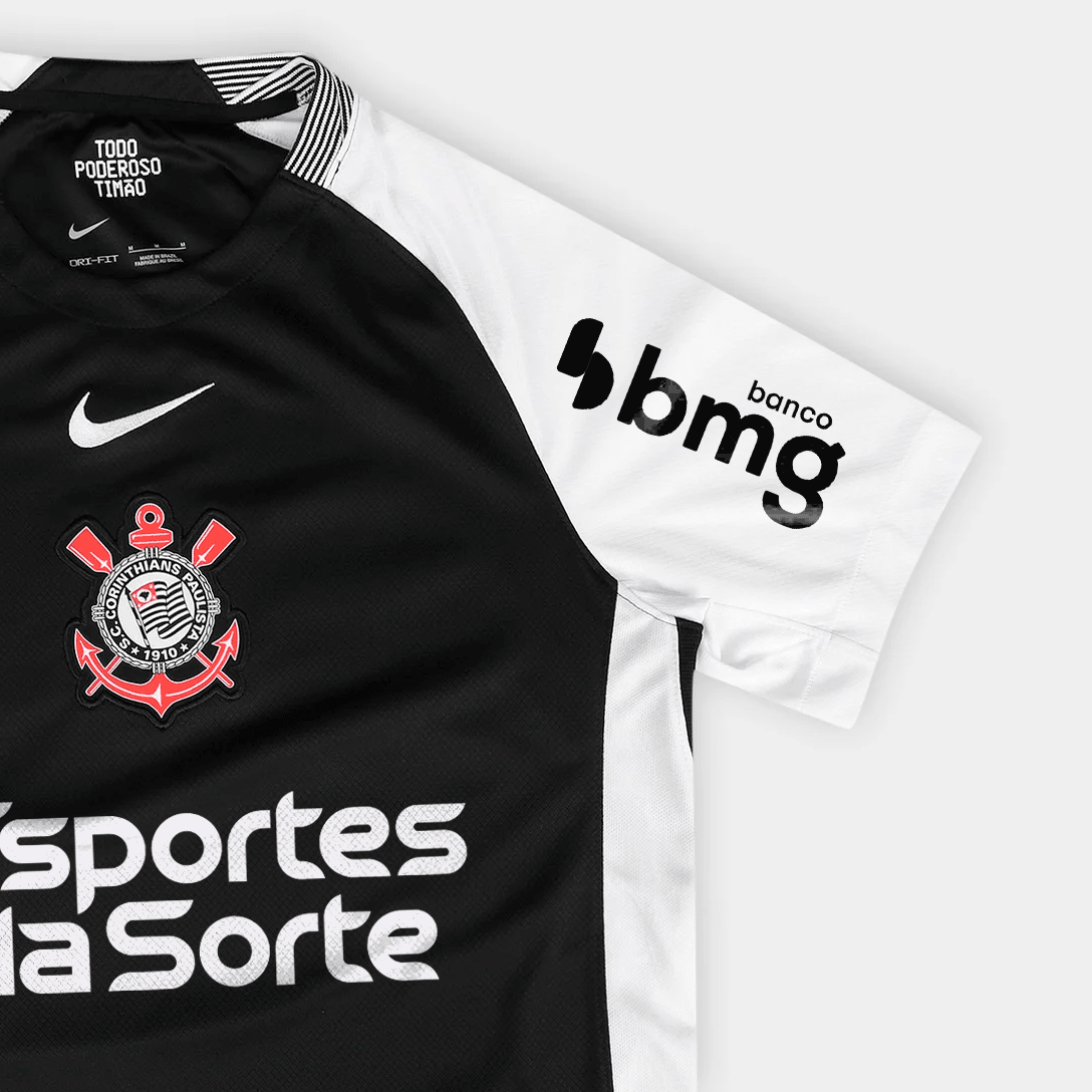 Camisa Nike Corinthians 2025/26 II Torcedor Com Patrocínios - Manto Club