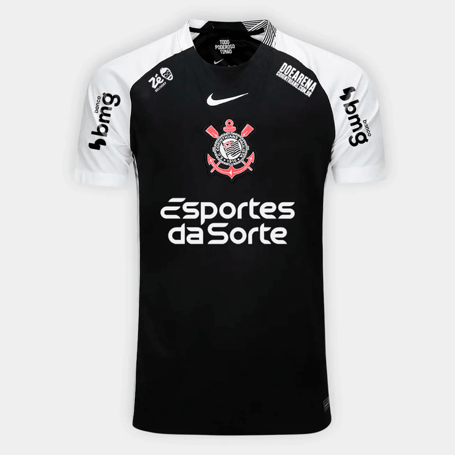 Camisa Nike Corinthians 2025/26 II Torcedor Com Patrocínios - Manto Club