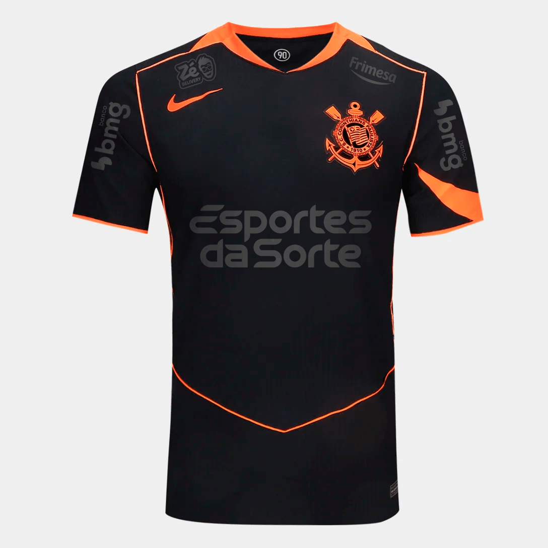 Camisa Nike Corinthians 2025/26 III Jogador Com Patrocínios - Manto Club