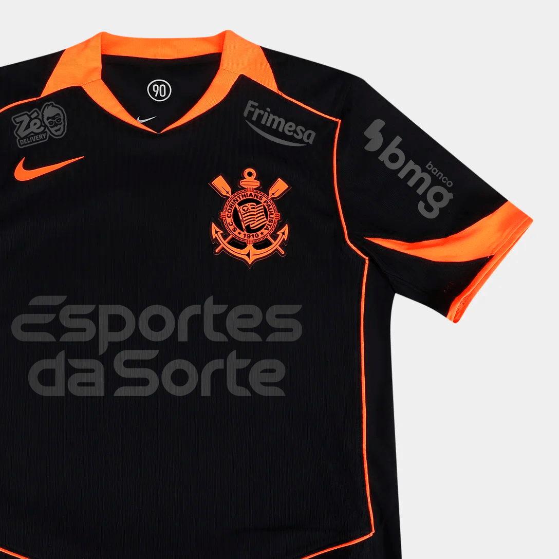 Camisa Nike Corinthians 2025/26 III Jogador Com Patrocínios - Manto Club