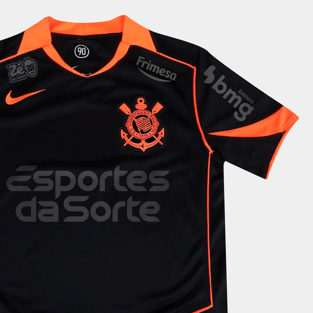 Camisa Nike Corinthians 2025/26 III Torcedor Com Patrocínios - Manto Club