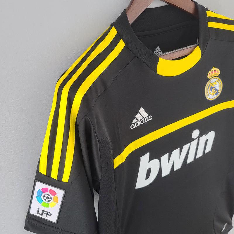 Camisa Real Madrid Goleiro 2011/12 Adidas Retrô - Preta - Manto Club
