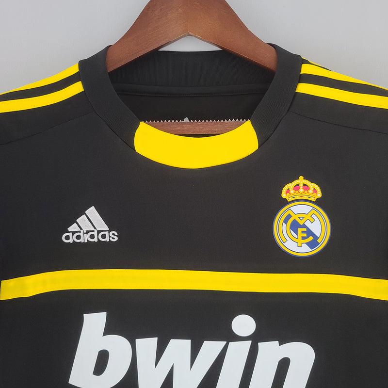 Camisa Real Madrid Goleiro 2011/12 Adidas Retrô - Preta - Manto Club