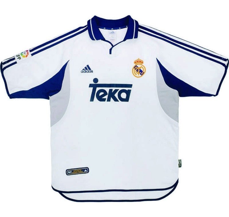 Camisa Real Madrid I Home 2000/01 Adidas Retrô - Manto Club