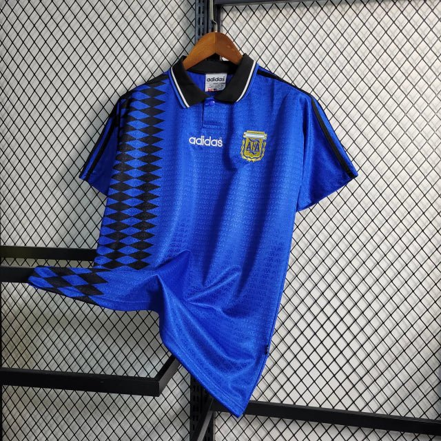 Camisa Retrô Argentina Especial Adidas 1994/95 Masculina Azul Marinho - Manto Club