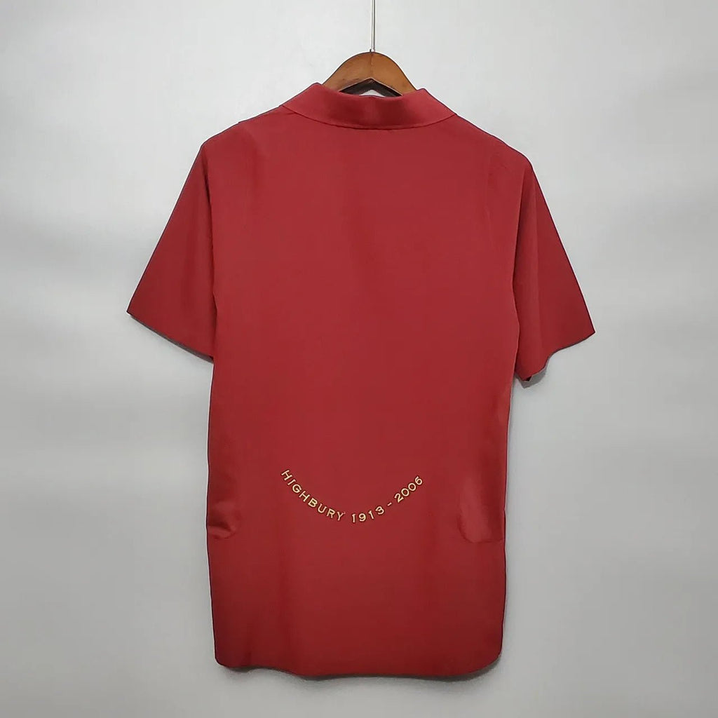 Camisa Retrô Arsenal 2005/06 Home - Manto Club