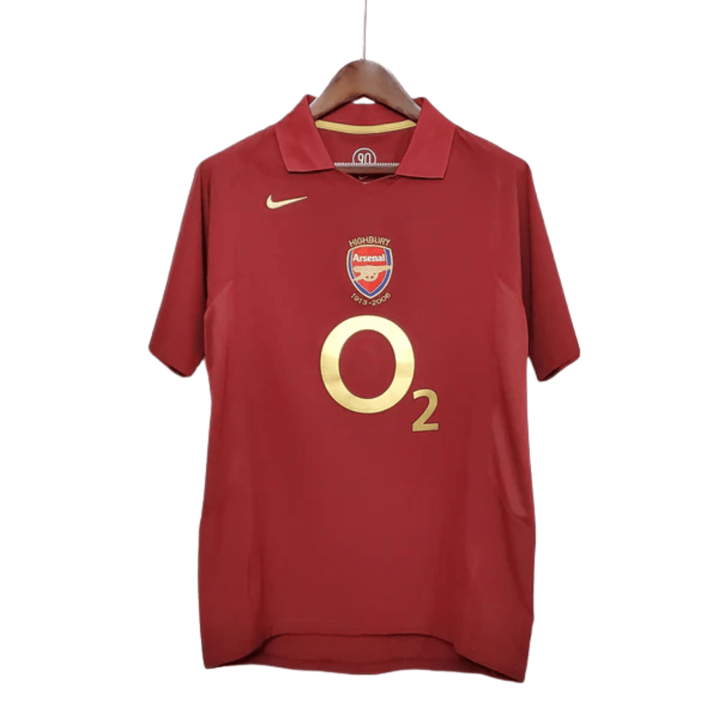 Camisa Retrô Arsenal 2005/06 Home - Manto Club