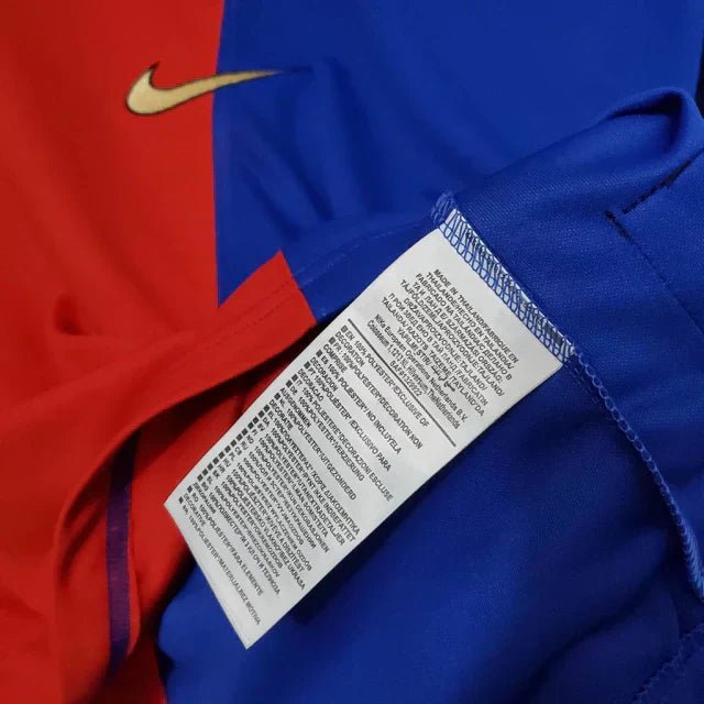 Camisa Retrô Barcelona 100 Anos Nike 1899/99 Azul e Grená - Manto Club
