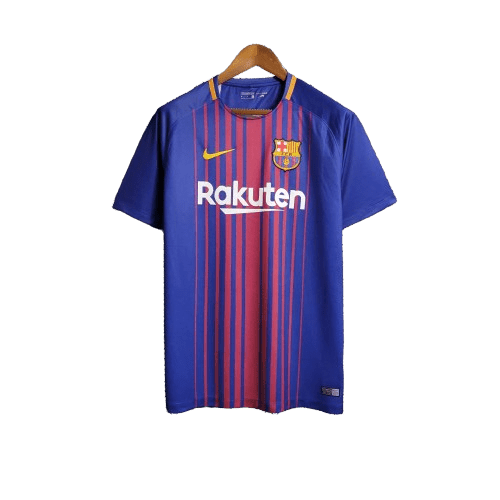 Camisa Retrô Barcelona I Home 2017/18 Nike Masculino Azul Grená - Manto Club