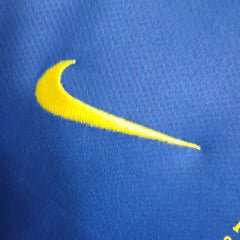 Camisa Retrô Barcelona I Home Nike 2008/09 UEFA Champions League Azul e Grená - Manto Club