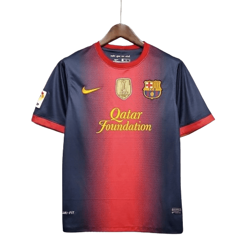 Camisa Retrô Barcelona Nike 2012/13 Masculino Azul Grená - Manto Club