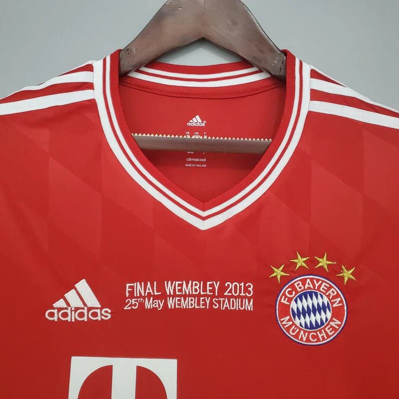 Camisa Retrô Bayern de Munique 2013/14 Home Champions League Edition - Manto Club