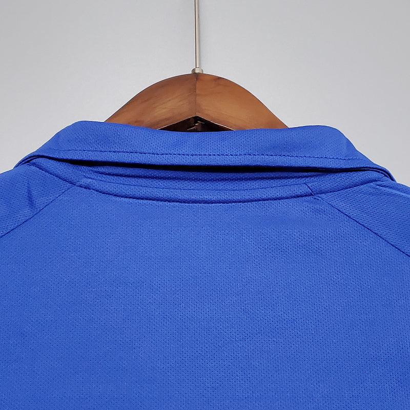 Camisa Retrô Brasil II Away Nike 2002/03 Masculino Azul - Manto Club