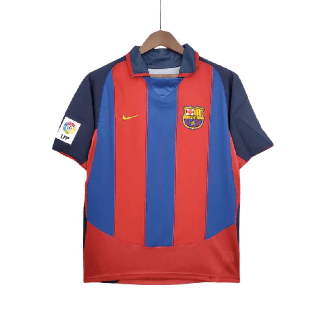 Camisa Retrô FC Barcelona 2003/04 Home - Manto Club