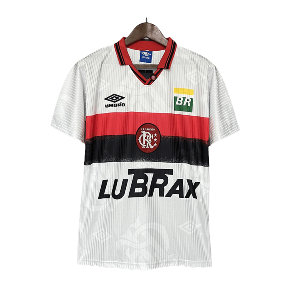 Camisa Retrô Flamengo Away 1997/98 Masculino - Branco - Manto Club