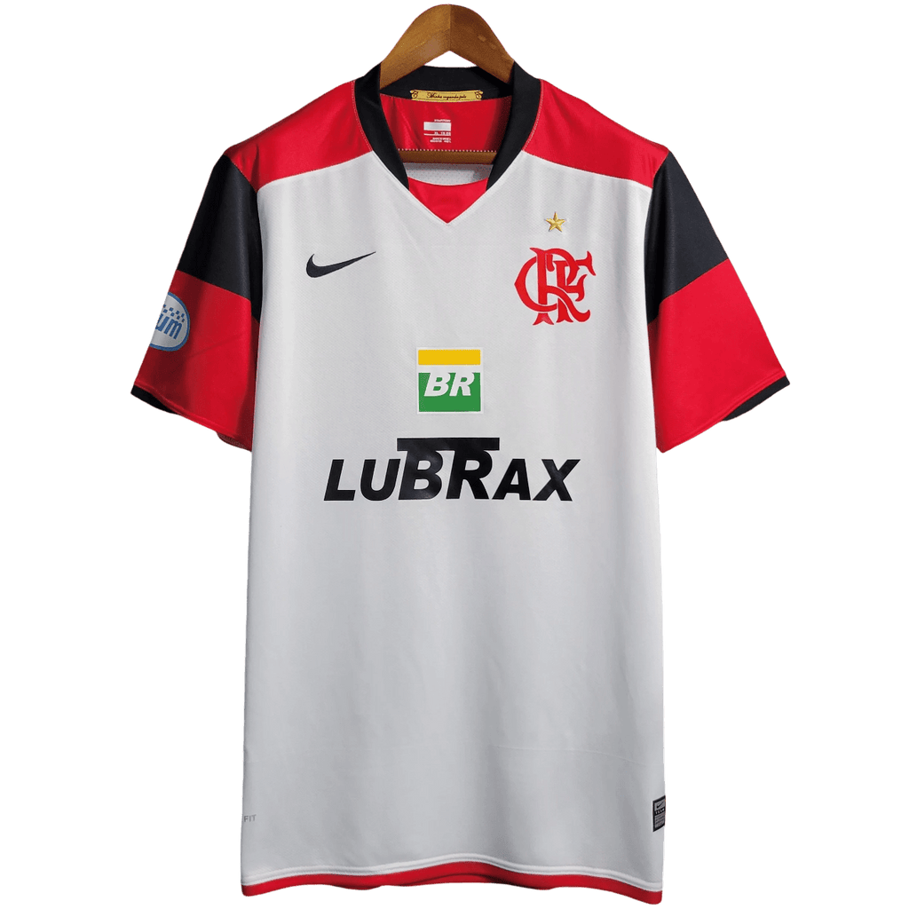 Camisa Retrô Flamengo Away 2008/09 Masculino - Branco - Manto Club