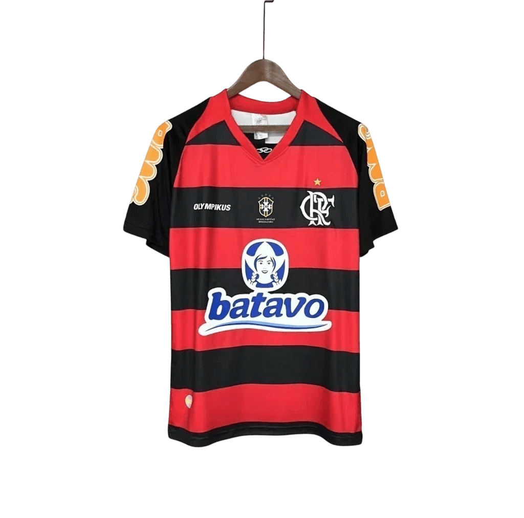 Camisa Retrô Flamengo Home 2010/11 Masculino - Preto e Vermelho - Manto Club