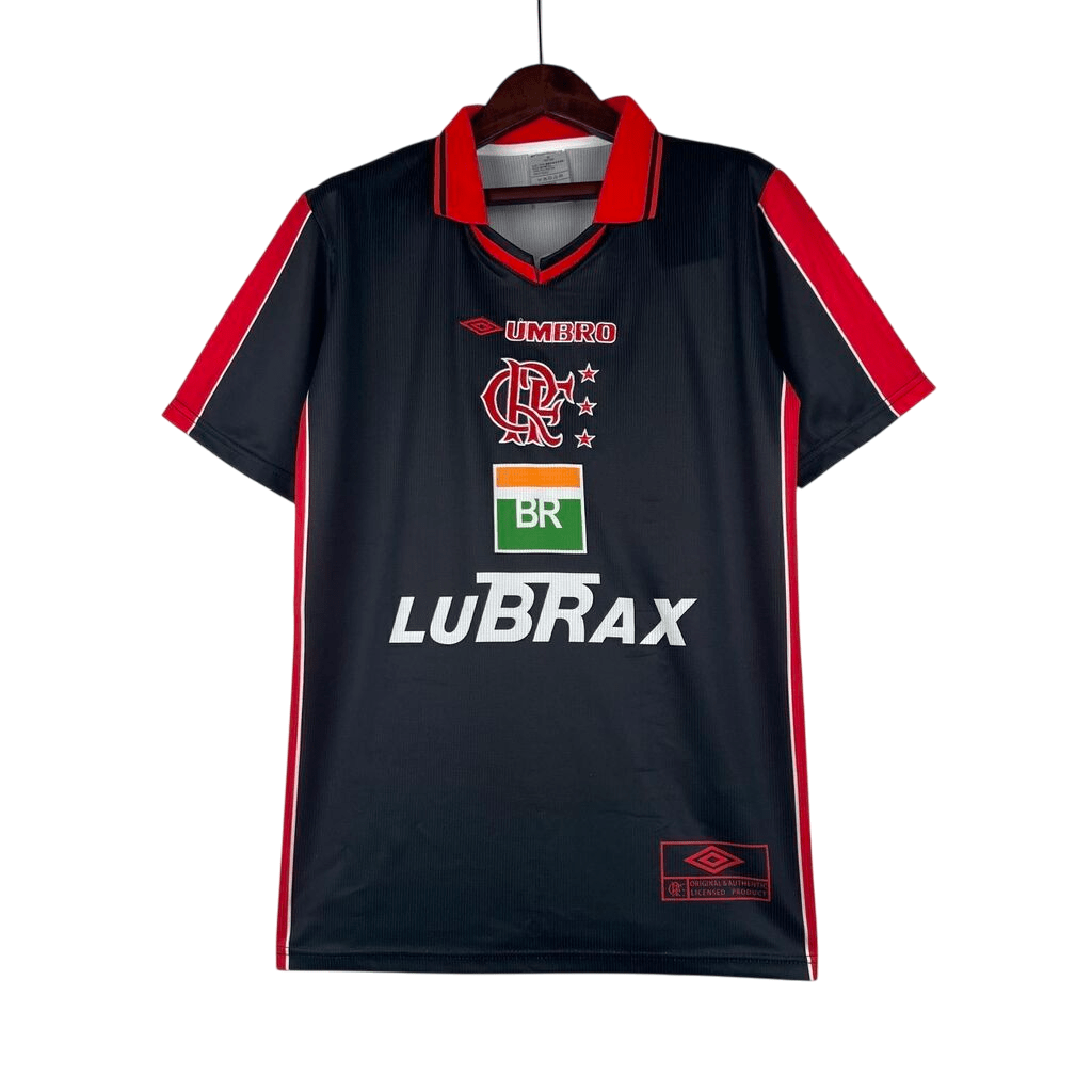 Camisa Retrô Flamengo Third 1999/00 Masculino - Preto - Manto Club