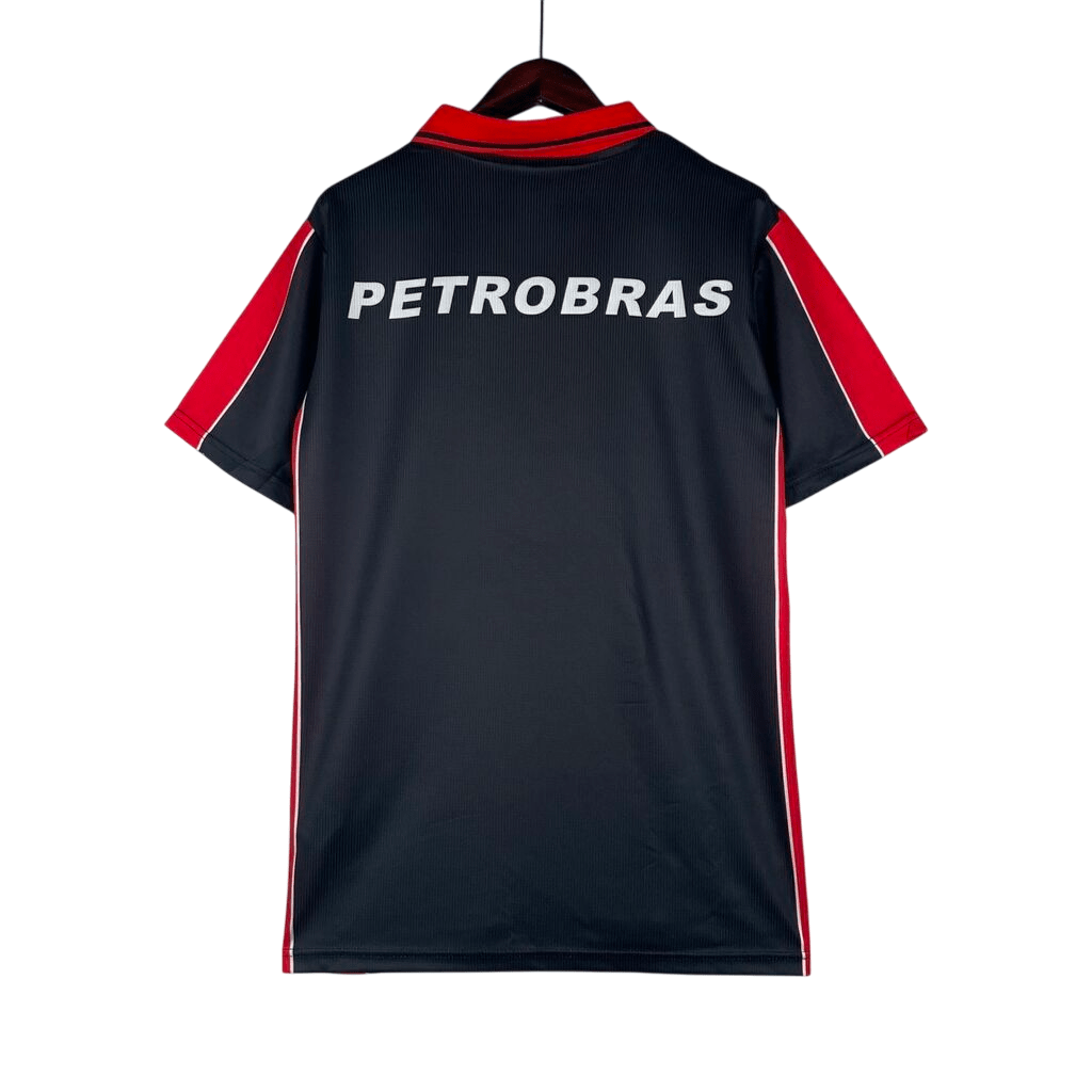 Camisa Retrô Flamengo Third 1999/00 Masculino - Preto - Manto Club