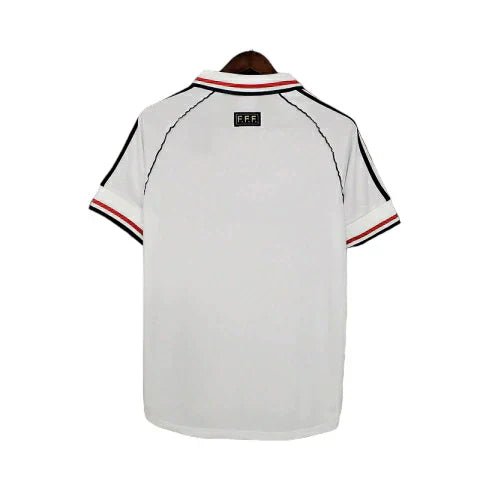 Camisa Retrô França II Away 1998/99 Masculino Branco - Manto Club