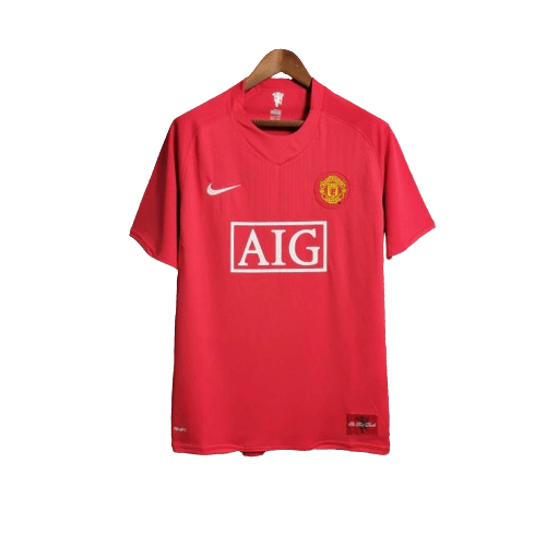 Camisa Retrô Manchester United I Home 2007/08 Masculino Vermelho - Manto Club