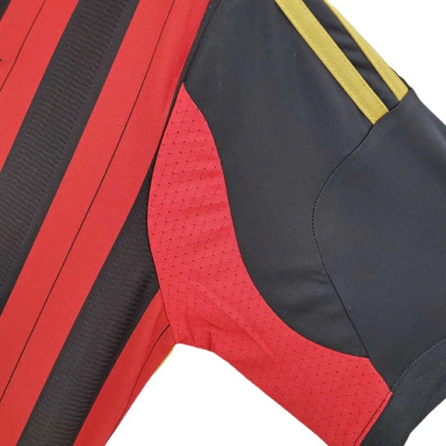 Camisa Retrô Milan I Home Adidas 2013/14 Masculino Vermelho e Preto - Manto Club
