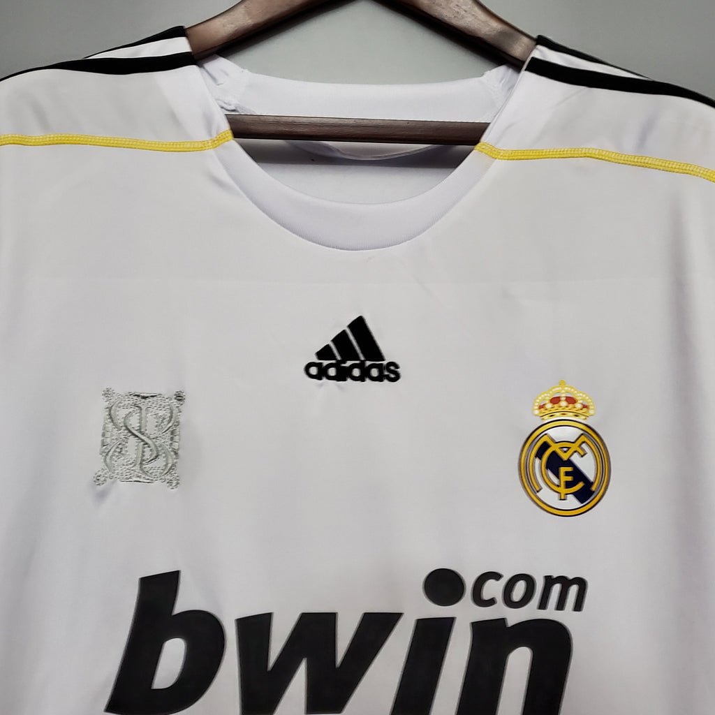 Camisa Retrô Real Madrid I Home Adidas 2009/10 Masculino Branco - Manto Club