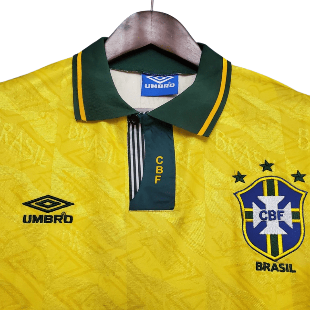 Camisa Retrô Seleção Brasil 1991/93 Home - Manto Club
