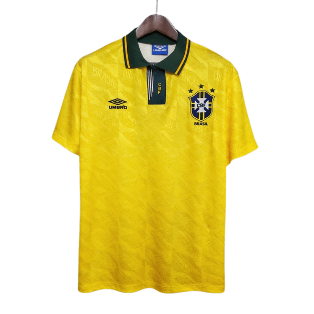 Camisa Retrô Seleção Brasil 1991/93 Home - Manto Club