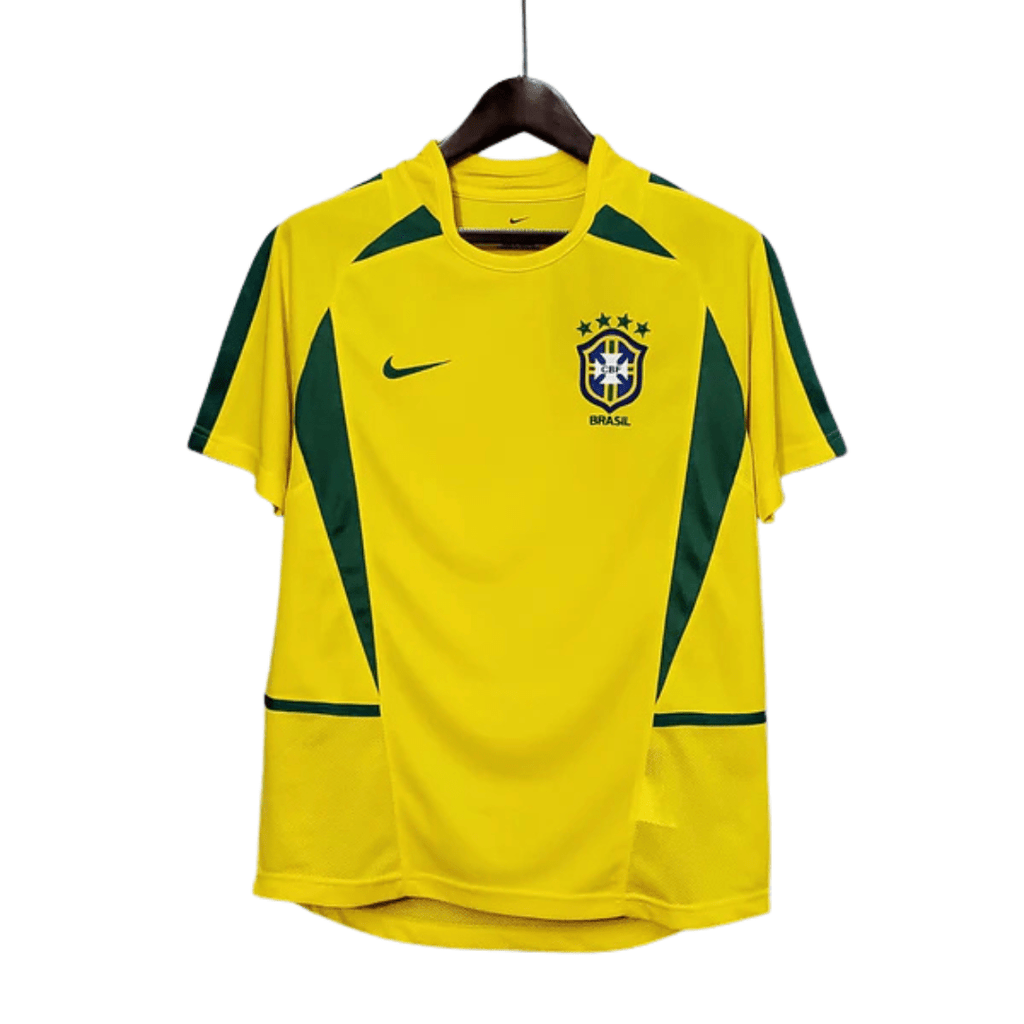 Camisa Retrô Seleção Brasil 2002/02 Home - Manto Club