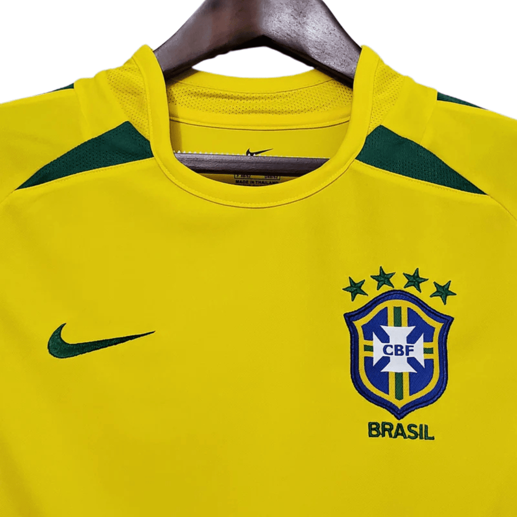 Camisa Retrô Seleção Brasil 2002/02 Home - Manto Club