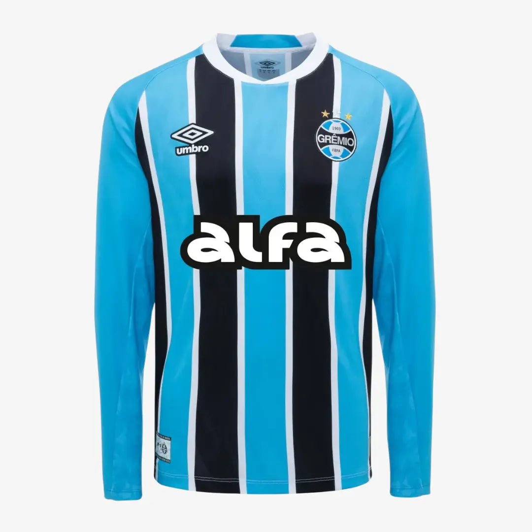 Camisa Umbro Grêmio 2025/26 I Manga Longa - Manto Club