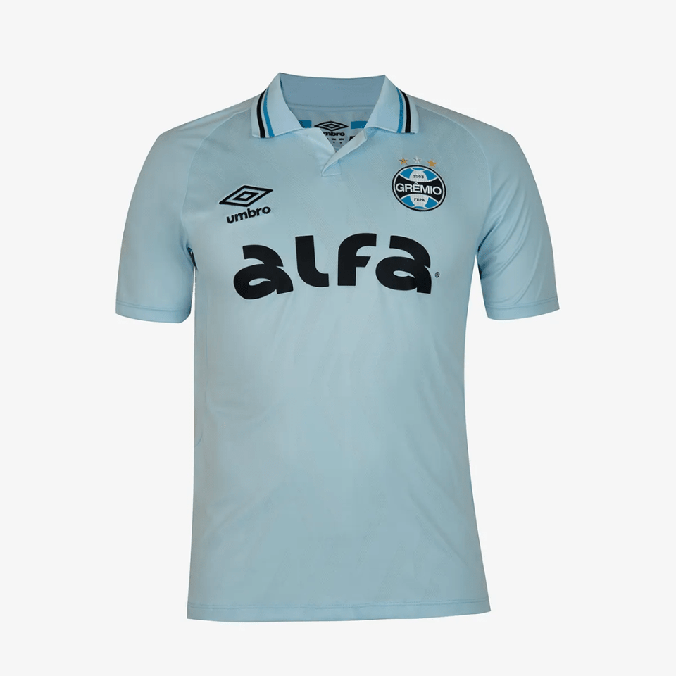 Camisa Umbro Grêmio 2025/26 II Azul Celeste - Manto Club