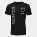 Camiseta Corinthians Nike Masculina - Preto - Manto Club