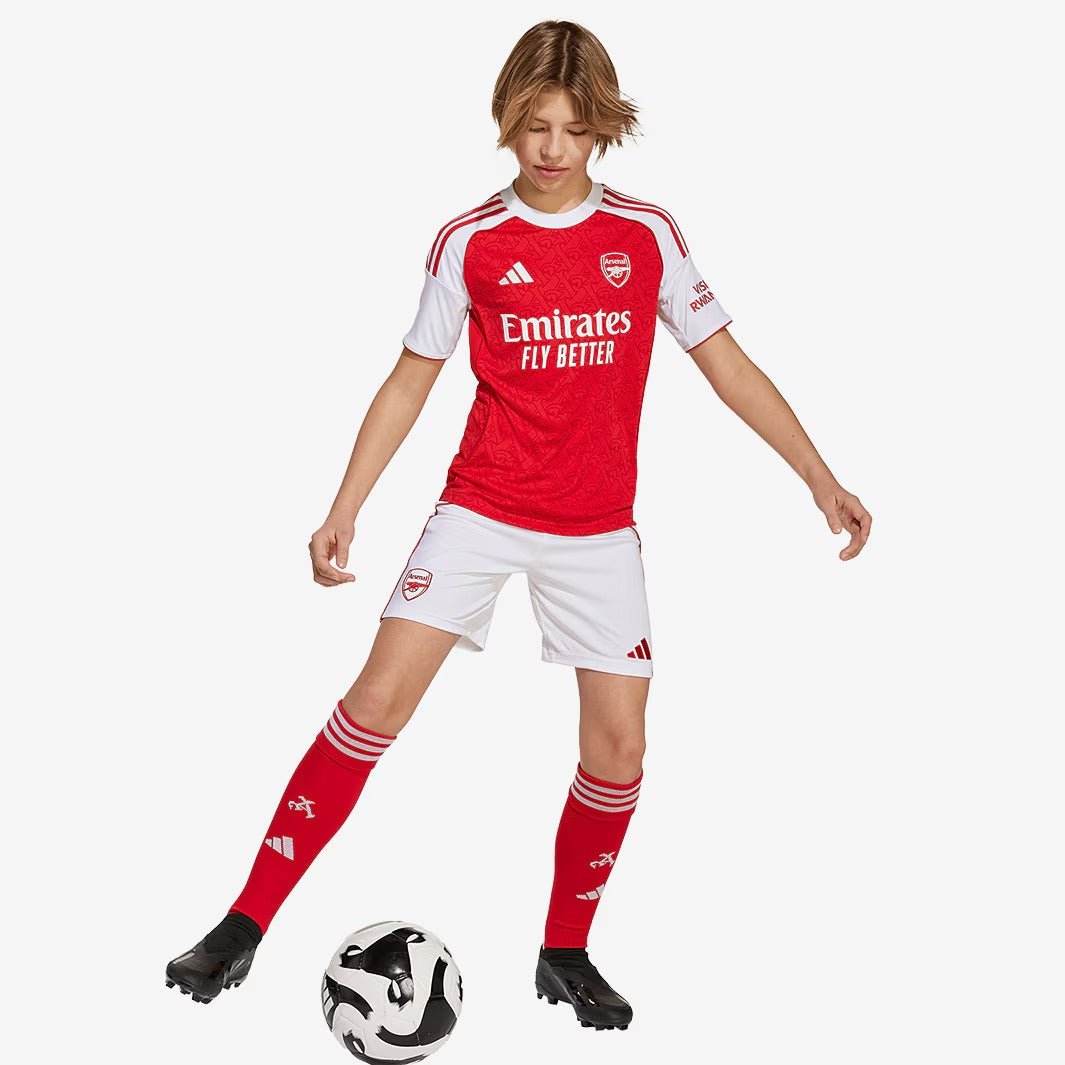 Conjunto Infantil adidas Arsenal 2025/26 I - Manto Club