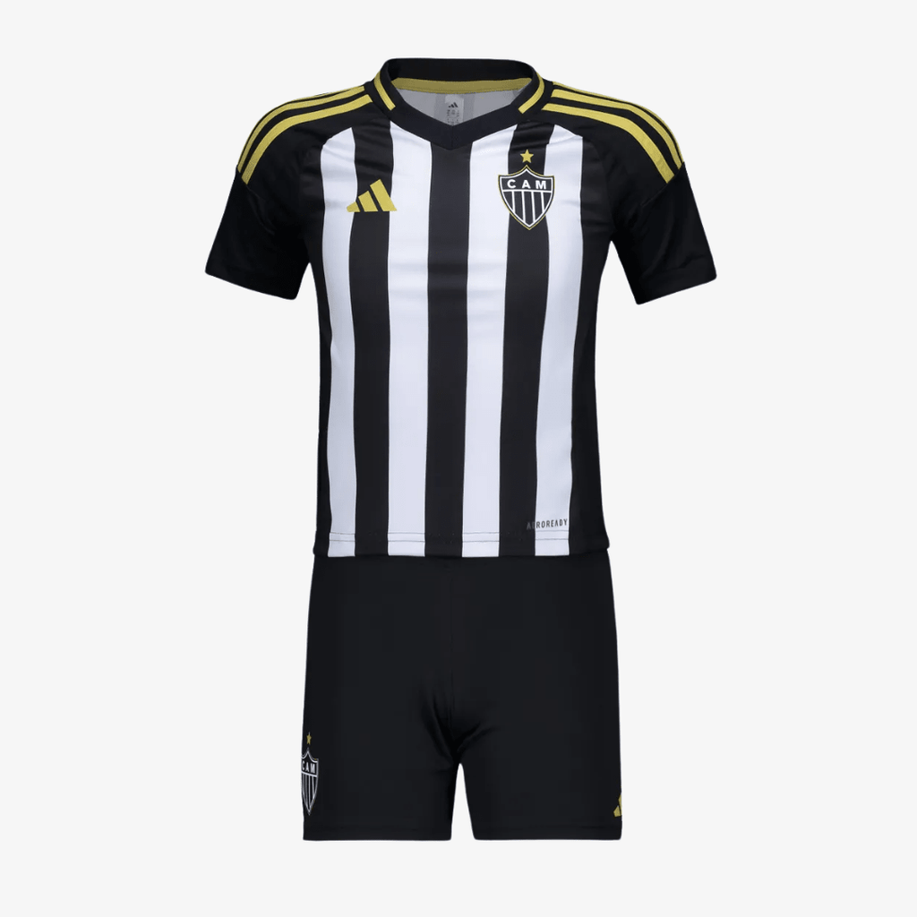 Conjunto Infantil adidas Atlético Mineiro 2025/26 I - Manto Club