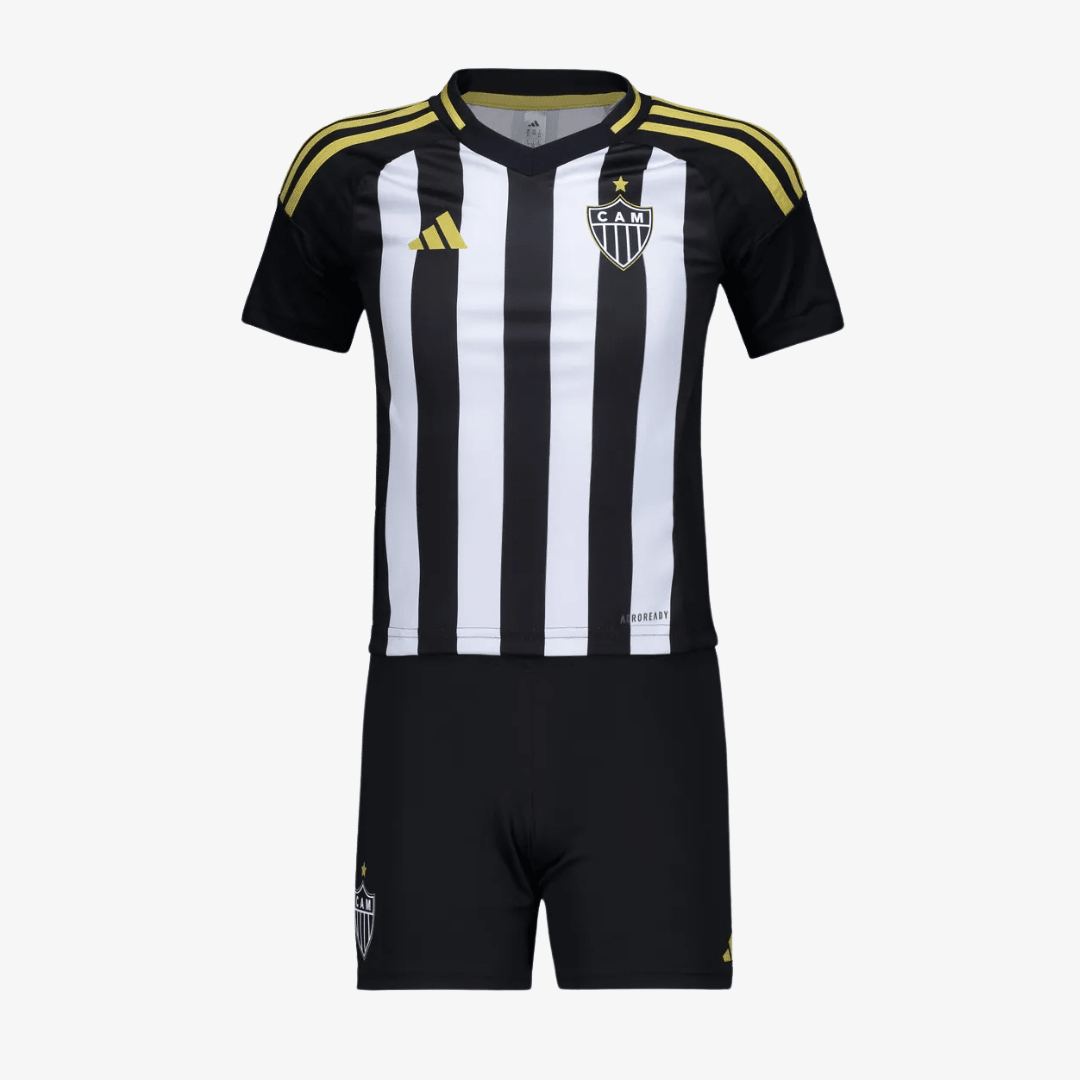 Conjunto Infantil adidas Atlético Mineiro 2025/26 I - Manto Club