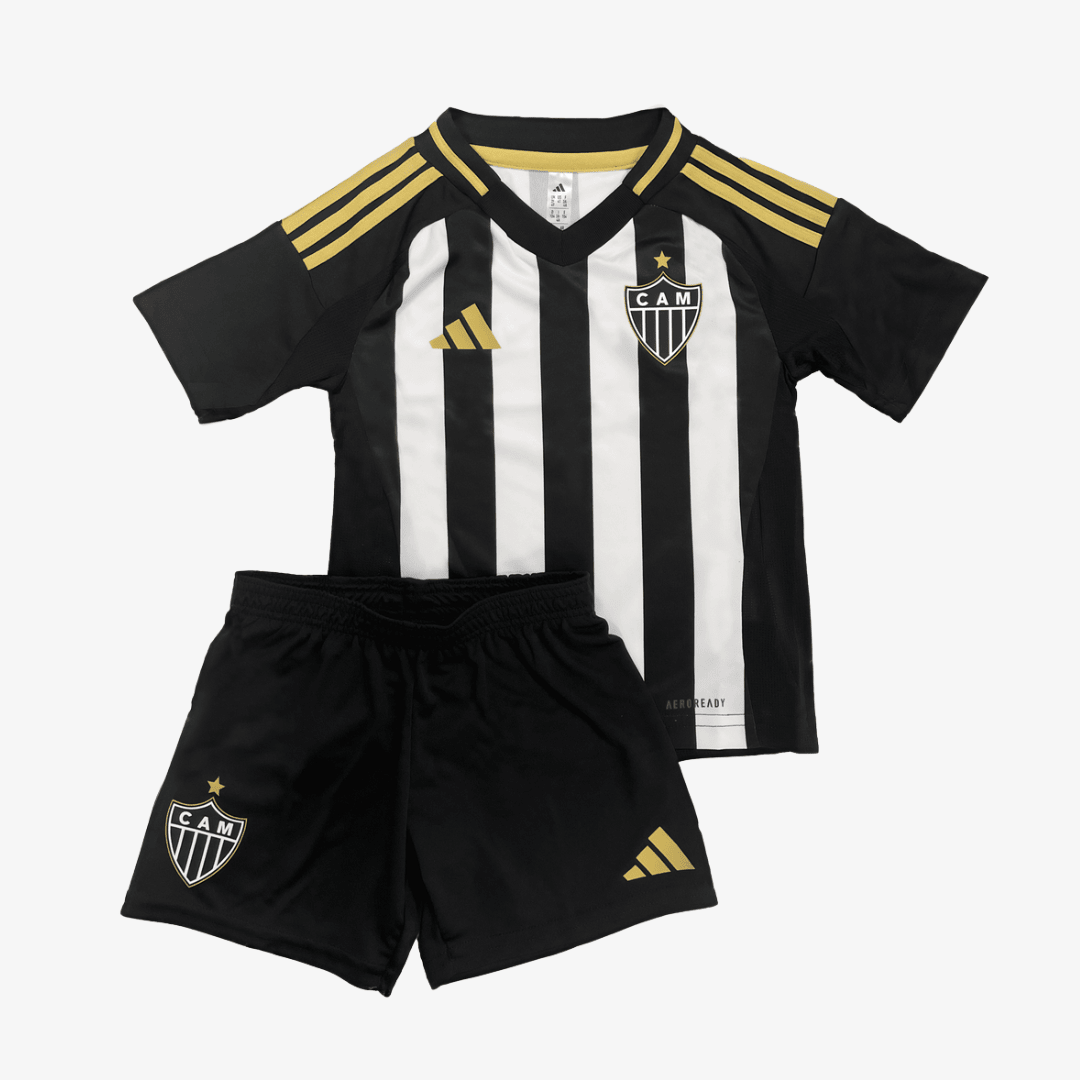 Conjunto Infantil adidas Atlético Mineiro 2025/26 I - Manto Club