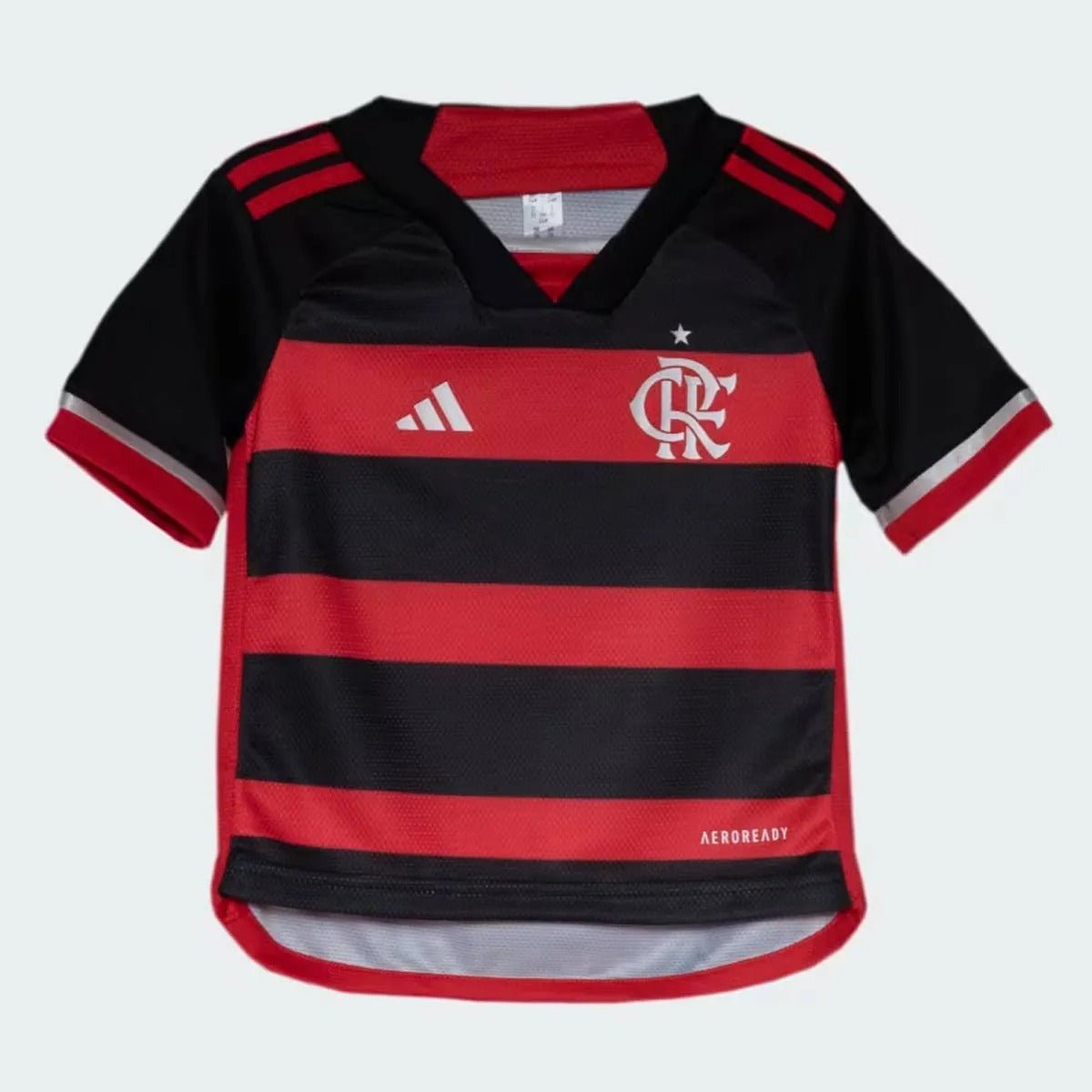 Conjunto Infantil Adidas Flamengo 2024 I - Manto Club