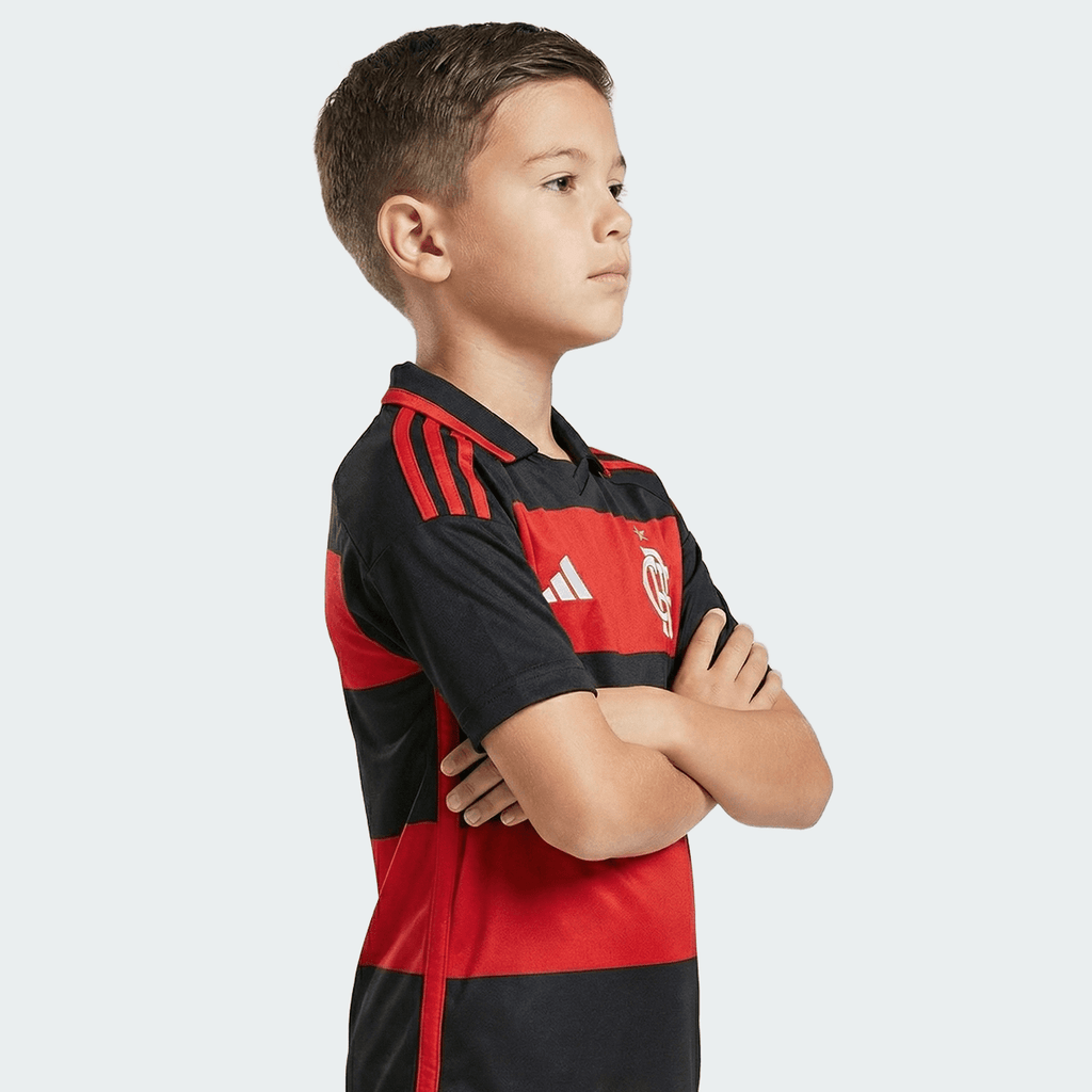 Conjunto Infantil Adidas Flamengo 2026/27 I - Manto Club